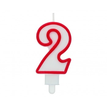 Birthday candle 7cm number...