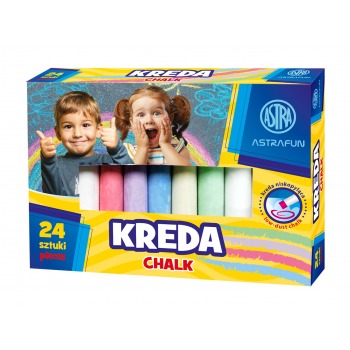 Color chalk 24 pcs low...