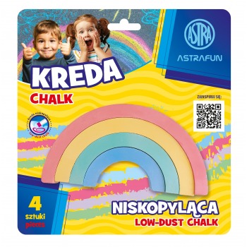 Rainbow chalk 4 colors Astra