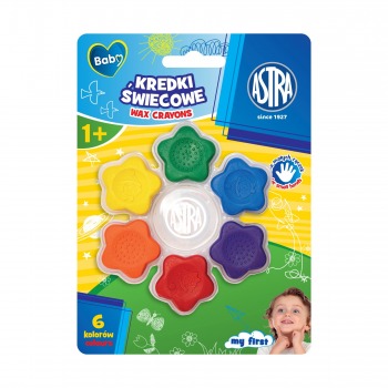 Candle crayons STARS 6 pcs...