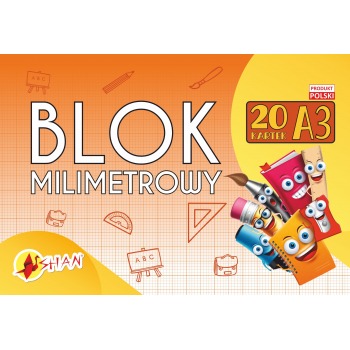Millimeter block A3 20 sheets