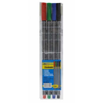 Fineliner, Mix aus 4 Farben