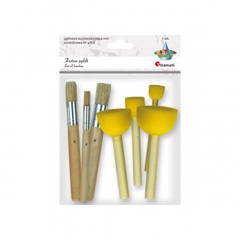 Set of 7pcs bristle and...