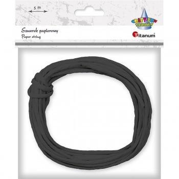 Paper string 5m Black Titanum