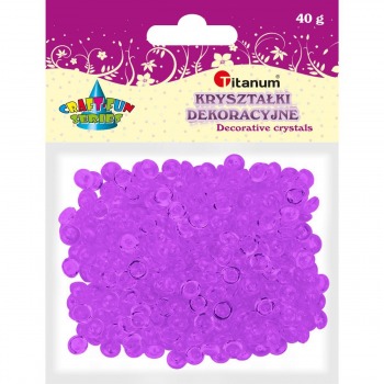 Crystals hemispheres purple...