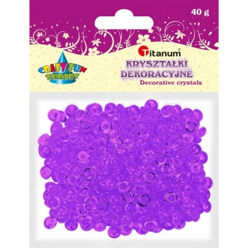 Crystals hemispheres purple...