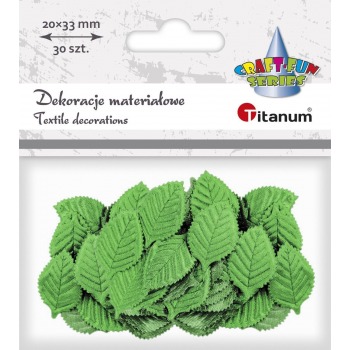 Green leaves fabric...