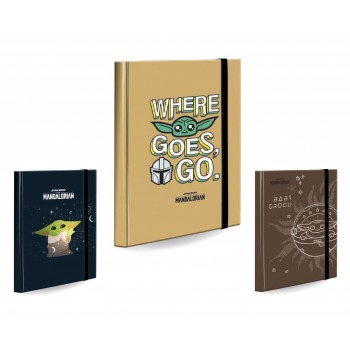 A4 wing folder with elastic...