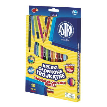 Pencil crayons 18 colors...