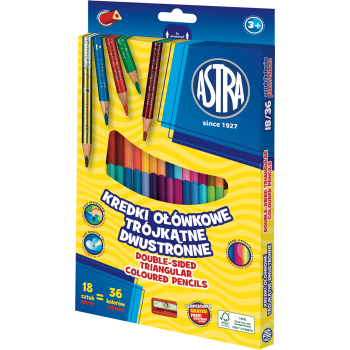 Double-sided pencil crayons...