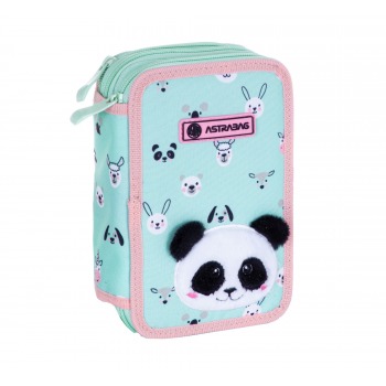 Teddy Panda tri-fold pencil...