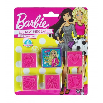 Zestaw pieczątek Barbie...
