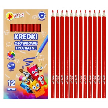Triangular pencils Shan Red...
