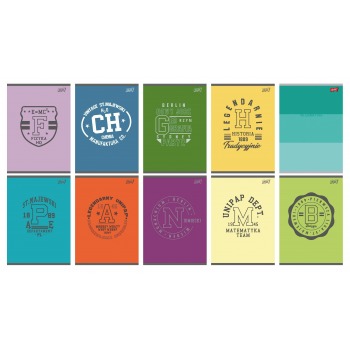 Set of 10x A5 60k thematic...