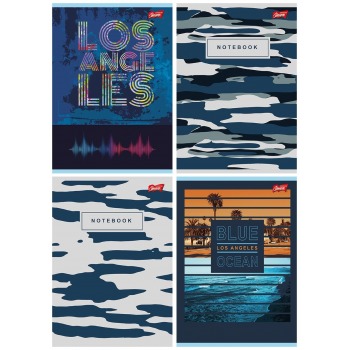 Notebook A5 96k grid Blue...