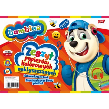 Zeszyt papierów kolorowych...