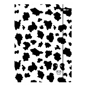 A4 Black&White Cow elastic...