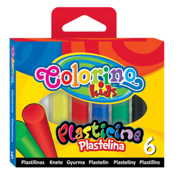 Plastelina 6 kolorów Colorino