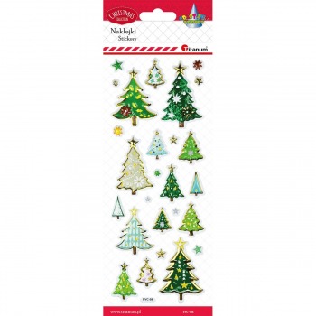 Christmas convex stickers...