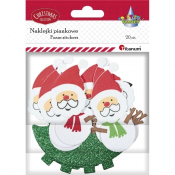 3D foam stickers Santa...