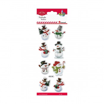 Christmas convex stickers...