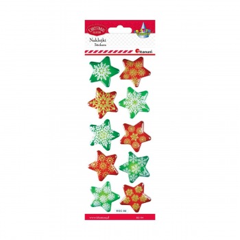 Christmas convex stickers...