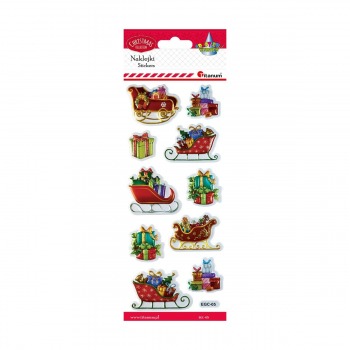 Christmas convex stickers...