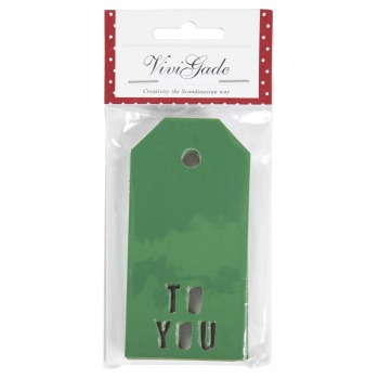 Green To You gift tags...