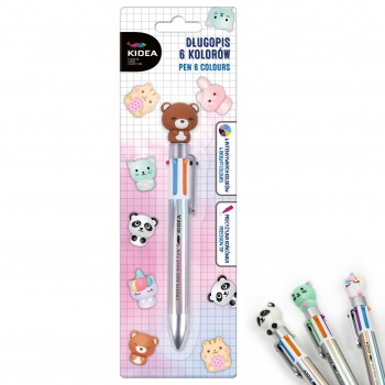 Penna Multicolore Panda 10 colori – Cartolibri