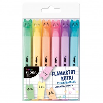 Flamastry Kotki 6 kolorów...