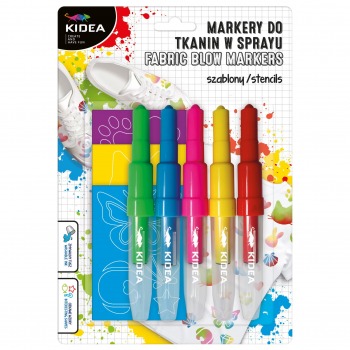 Markery do tkanin w sprayu...