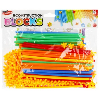 Construction Blocks Straws...