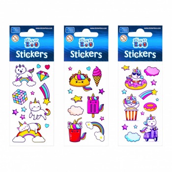 Einhorn-Aufkleber Sticker Boo