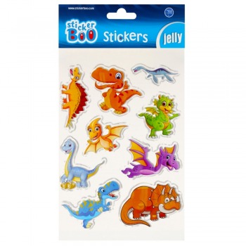 Dinosaurs gel stickers...