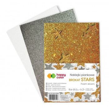 Glitter stickers A5 5 pcs...