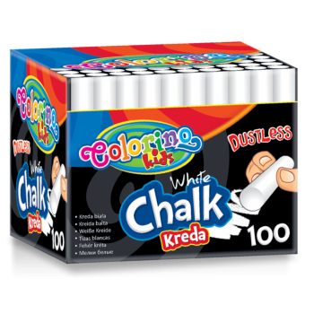 Dust-free white chalk 100...