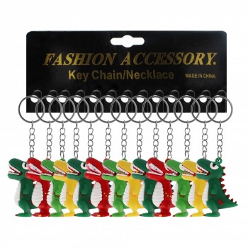 Dinosaur 5cm rubber key...