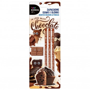 Scented eraser and pencil...