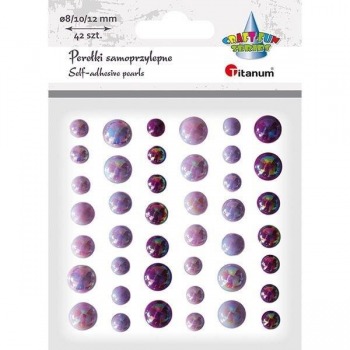 Self-adhesive crystals...