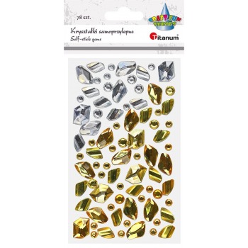 Self-adhesive crystals...