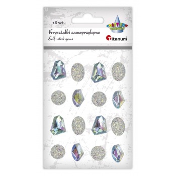 Self-adhesive crystals...