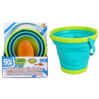 Silicone folding round sand...