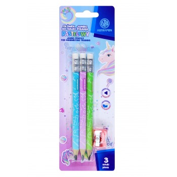 Jumbo 3pc writing pencil +...