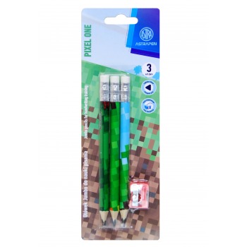 Jumbo 3pc writing pencil +...