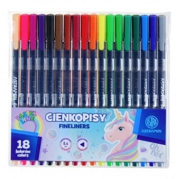 Cienkopisy trójkątne 0.4mm...