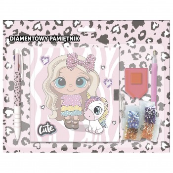 Diamond diary with padlock...