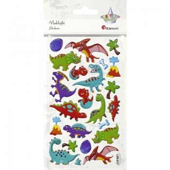 Colorful convex stickers...