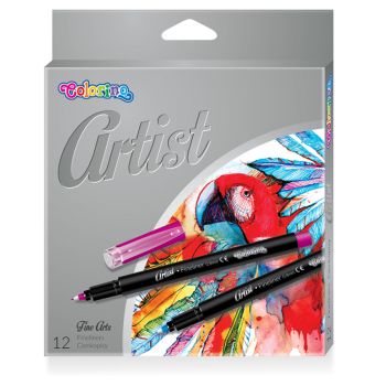 Cienkopisy Artist 12 kolorów