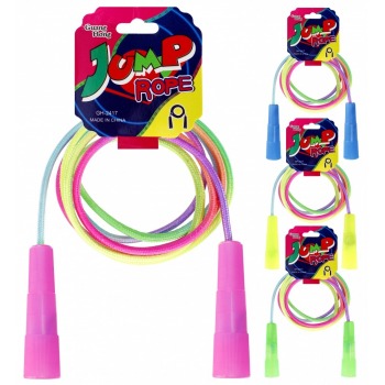 Jumping rope with wooden...