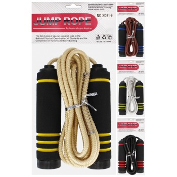 Jumping rope with wooden...